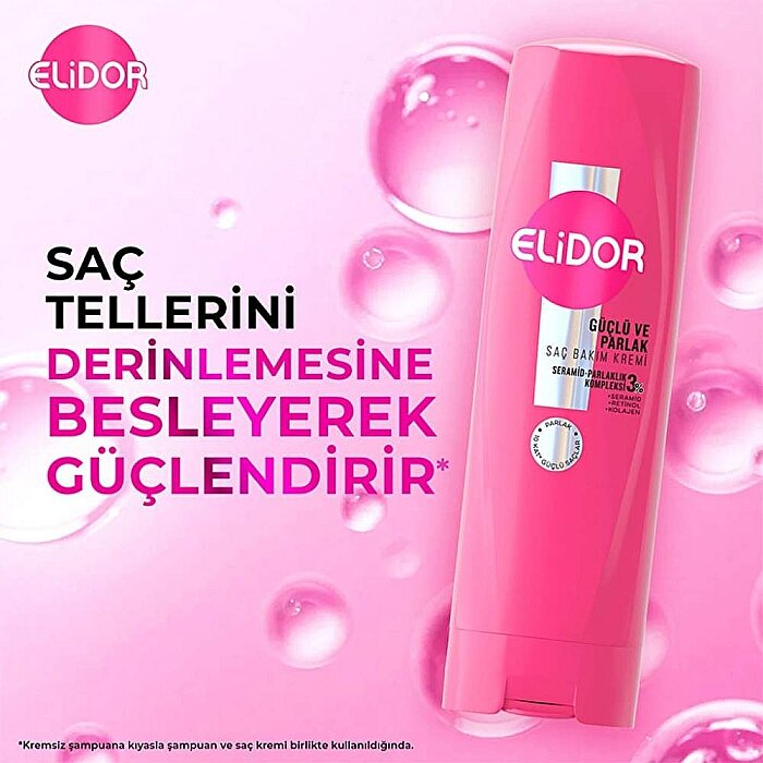 Elidor Güçlü&Parlak Saç Kremi 350 Ml - 2