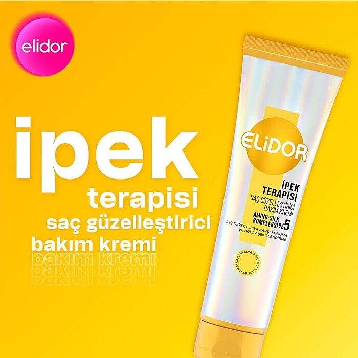 Elidor İpek Terapisi Saç Güzelleştirici Krem 130 Ml - 2