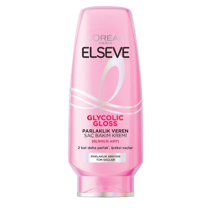 Elseve Glycolic Gloss Saç Bakım Kremi 250 Ml - 1