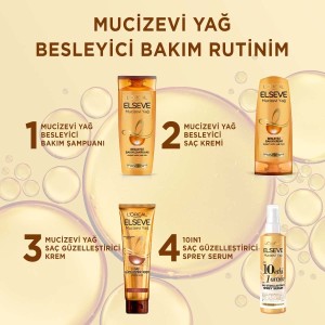 Elseve Mucizevi Yağ 10 Etki 1 Arada Saç Güzelleştirici Sprey Serum 150 Ml - Thumbnail