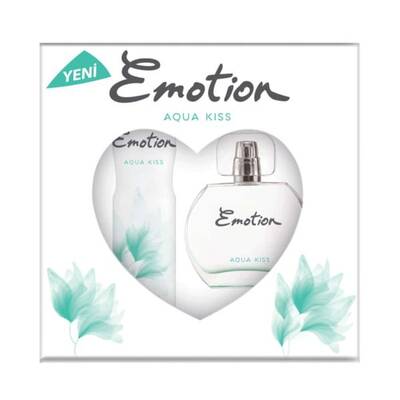 Emotion Aqua Kiss Kadın Parfüm Edt 50 Ml + Deodorant 150 Ml Set