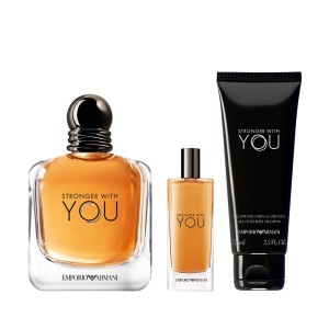 Emporio Armani Stronger With You Erkek Parfüm Edt 100 Ml + Edt 15 Ml + Shower Gel 75 Ml Set - Thumbnail