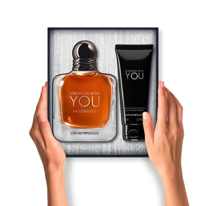 Emporio Armani Stronger With You Intensely Erkek Parfüm Edp 100 Ml+Shower Gel 75 Ml Set - 2
