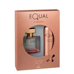 Equal for Women Classic Kadın Parfüm Edt 75 Ml + Deodorant 150 Ml Set - Hunca