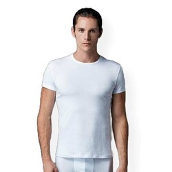 Eros Ers004 Compact O Yaka T Shirt 2'li Beyaz 2XL - Thumbnail