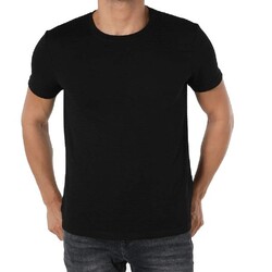 Eros Ers004 Compact O Yaka T-Shirt 2'li Siyah 2XL - Thumbnail