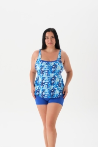 Eros Mayo 4013My Şort Tankini Takımı Saks - Eros Mayo