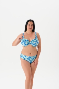 Eros Mayo 4023Bk Balenli Toparlayıcı Bikini Takımı Mint Yeşili - Eros Mayo