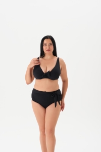 Eros Mayo 4026Bk Balenli Toparlayıcı Bikini Takımı Siyah - Eros Mayo