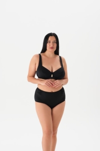 Eros Mayo 4037Bk Balenli Toparlayıcı Mayo Siyah - Eros Mayo