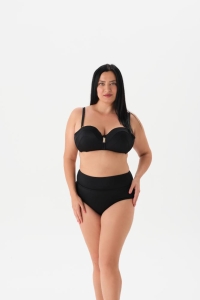Eros Mayo 4039Bk Kaplı Balenli Bikini Takımı Siyah - Eros Mayo