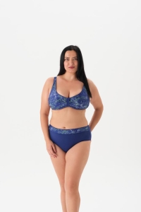 Eros Mayo 4040Bk Luplu Bikini Takımı Lacivert - Eros Mayo