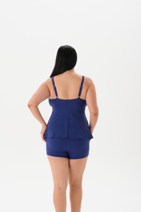 Eros Mayo 4042My Şortlu Tankini Takımı Lacivert - 2