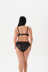 Eros Mayo 4089Bk Kaplı Balenli Bikini Takımı Siyah - 2