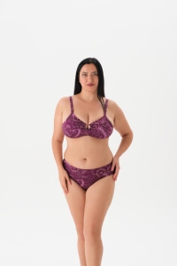 Eros Mayo 4093Bk Toparlayıcı Bikini Takımı Mürdüm - Eros Mayo