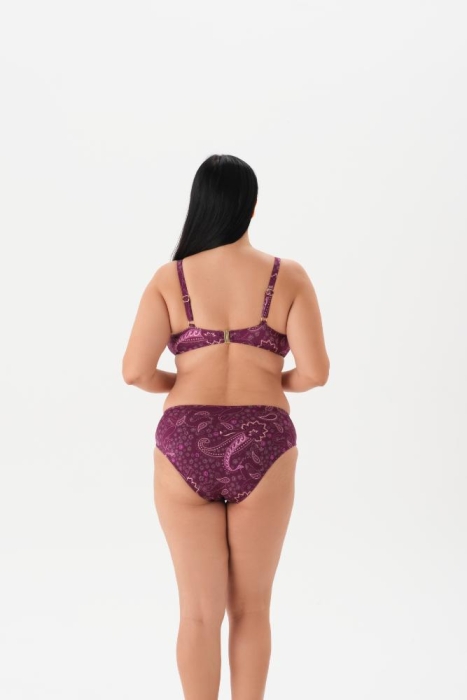 Eros Mayo 4093Bk Toparlayıcı Bikini Takımı Mürdüm - 2