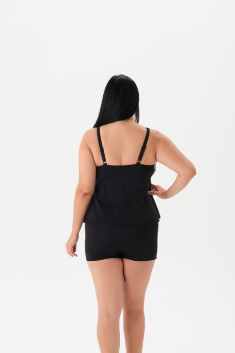 Eros Mayo 4109My Şortlu Tankini Takımı Siyah - 2