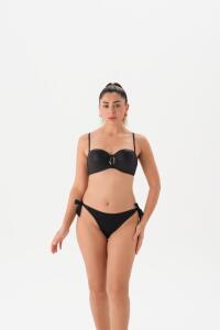 Eros Mayo 4140Bk Straplez Bikini Takımı Siyah - Eros Mayo
