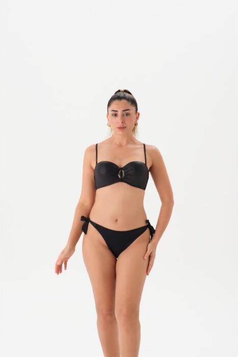 Eros Mayo 4140Bk Straplez Bikini Takımı Siyah - 1