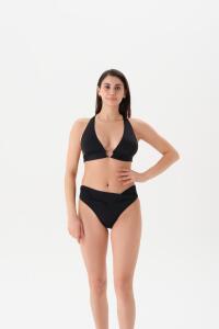 Eros Mayo 4154Bk Geniş Üçgen Bikini Takımı Siyah - Eros Mayo