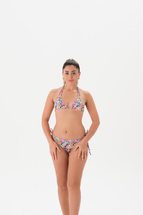 Eros Mayo 4182Bk Üçgen Bikini Takımı Bej - 1