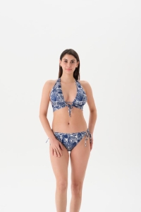 Eros Mayo 4189Bk Geniş Üçgen Bikini Takımı Lacivert - Eros Mayo