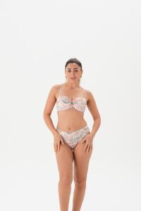 Eros Mayo 4192Bk Kaplı Bikini Takımı Ekru - 