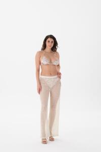 Eros Mayo 4193Bk Üçgen Bikini Takımı Ekru - Eros Mayo