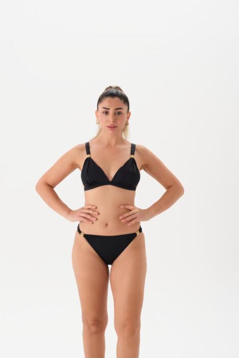 Eros Mayo 4201Bk Geniş Üçgen Bikini Takımı Siyah - 1