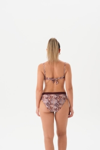 Eros Mayo 4216Bk Kaplı Straplez Bikini Takımı Kahverengi - 2