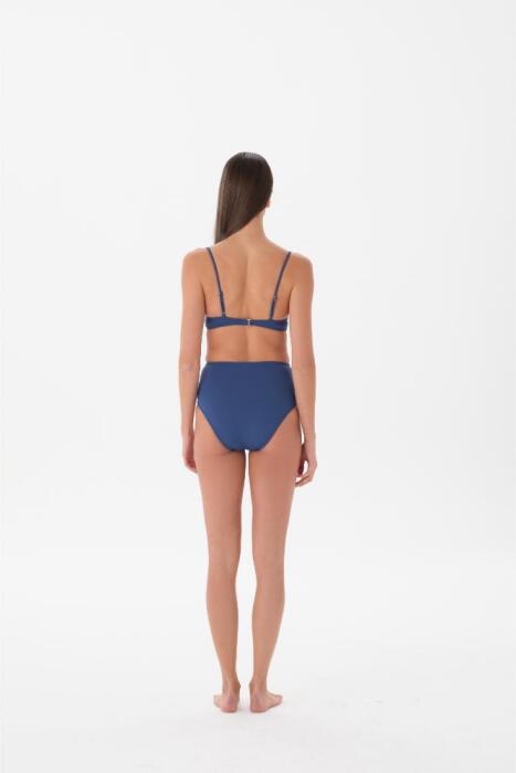 Eros Mayo 4309Bk Üçgen Bikini Takımı Indigo - 2