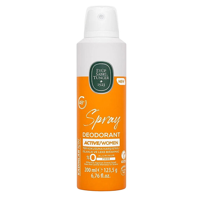 Eyüp Sabri Tuncer Active Kadın Sprey Deodorant 200 Ml - 1