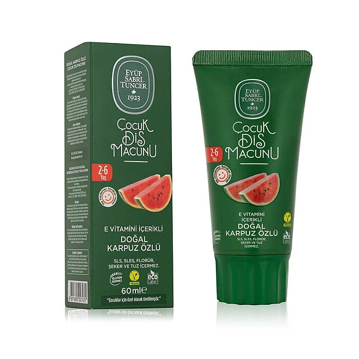 Eyüp Sabri Tuncer Doğal Karpuz Özlü 2-6 Yaş Çocuk Diş Macunu 60 Ml - 3