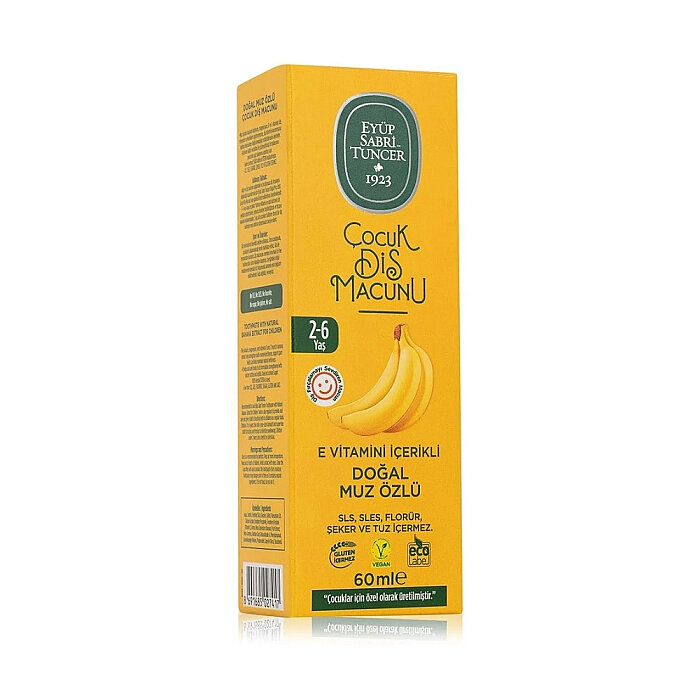 Eyüp Sabri Tuncer Doğal Muz Özlü 2-6 Yaş Çocuk Diş Macunu 60 Ml - 2