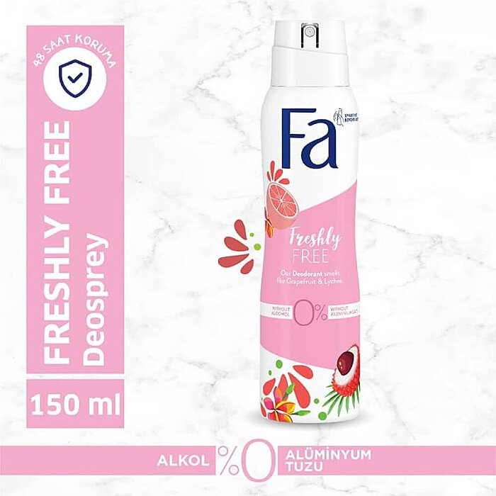 Fa Grapefruit&Lychee Kadın Deodorant 150 Ml - 2