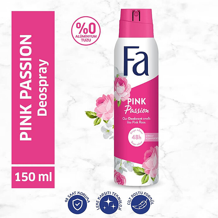Fa Pink Passion Kadın Deodorant 150 Ml - 2