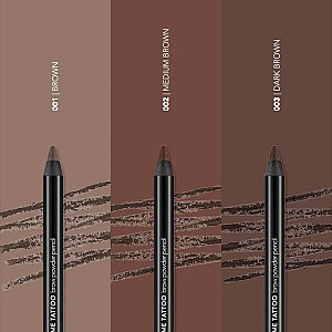 Flormar Extreme Tattoo Brow Powder Pencil 003 Dark Brown - 4