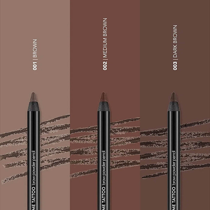 Flormar Extreme Tattoo Brow Powder Pencil 003 Dark Brown - 4