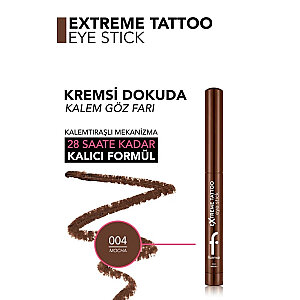 Flormar Extreme Tattoo Eye Stick 004 Mocha - 3