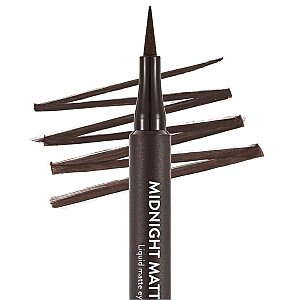 Flormar Eyeshadow Matte Midnight Eyeliner 02 Brown - 2