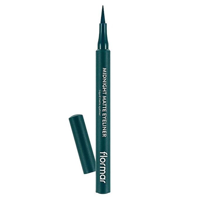 Flormar Eyeshadow Matte Midnight Eyeliner 04 Green - 1