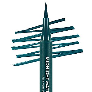 Flormar Eyeshadow Matte Midnight Eyeliner 04 Green - 2