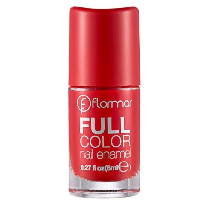 Flormar Full Color Nail Enamel Oje FC08 Optimistic Red - 1