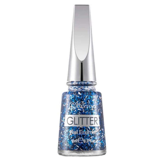 Flormar Glitter Nail Enamel Oje GL07 Sapphire Shine - 1