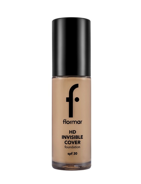 Flormar Invisible Cover HD Foundation 100 Medium Beige