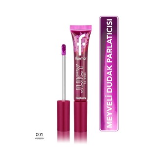 Flormar Juicy Lip Gloss 001 Raspberry - Thumbnail