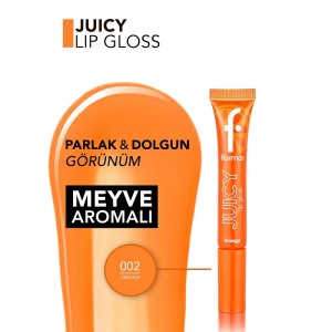 Flormar Juicy Lip Gloss 002 Orange - Thumbnail