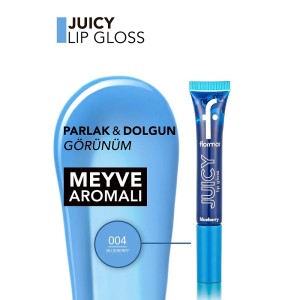 Flormar Juicy Lip Gloss 004 Blueberry - Thumbnail