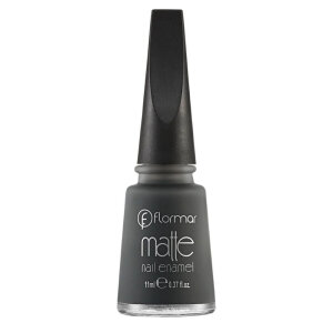 Flormar Matte Nail Enamel Oje M03 Elegant Grey - 1