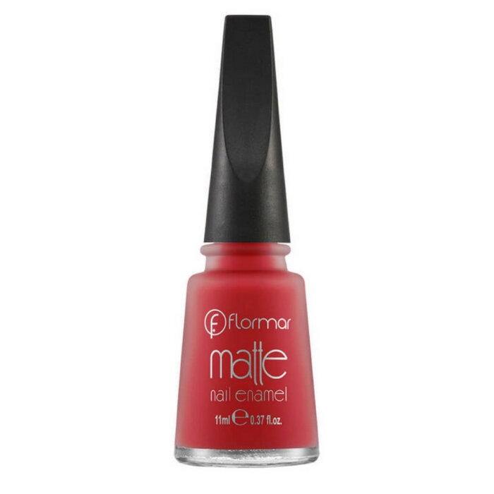 Flormar Matte Nail Enamel Oje M07 Volcanıc Red - 1